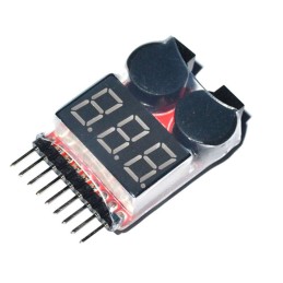 VOLTAGE CHECKER WITH BUZZER (1-8 CELL)