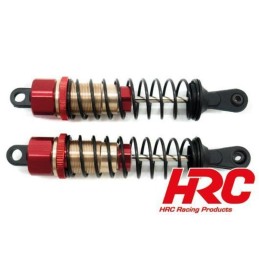 Gewindefederbeine vorne/hinten 117x20mm rot - Dirt Striker & Scrapper