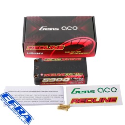 Gens ace Redline 2.0 Series 5300mAh 2S1P 7.6V 140C HardCase HV